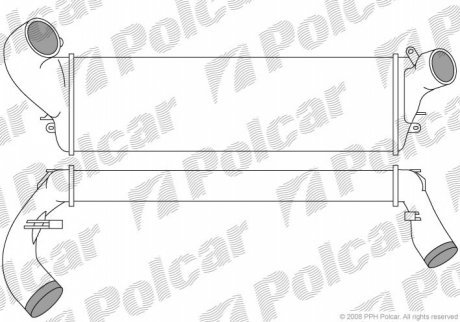 Радиаторы воздуха (Интеркулеры) POLCAR 6033J81X (фото 1)