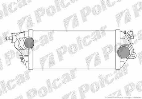 Радиаторы воздуха (Интеркулеры) POLCAR 5101J82X (фото 1)