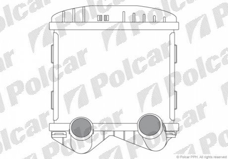Радиаторы воздуха (Интеркулеры) POLCAR 5095J81X