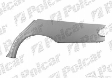 Ремкомплект крыла заднего левый POLCAR 501583-5