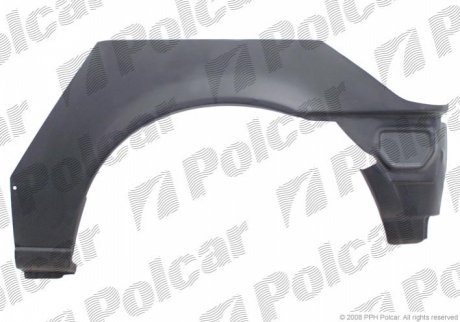 Ремкомплект крыла заднего правый POLCAR 3210843