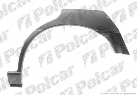 Ремкомплект крила заднього лівий POLCAR 320683-6