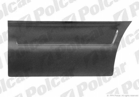Ремкомплект обшивки двери правый POLCAR 6041402