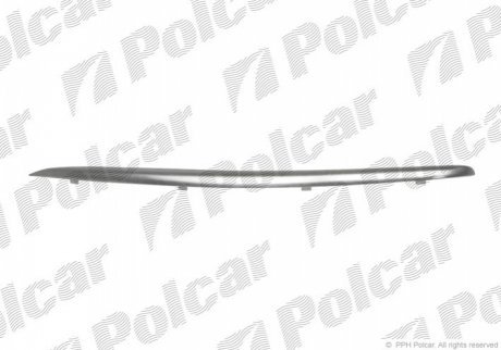 Накладка решетки бампера правый POLCAR 951427-8 (фото 1)