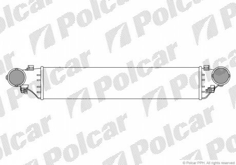 Радиаторы воздуха (Интеркулеры) POLCAR 5003J82 (фото 1)
