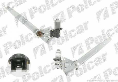 Склопідйомник електричний POLCAR 2304PSE2