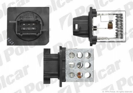 Регулятор вентилятора кабины POLCAR 5723KST1X