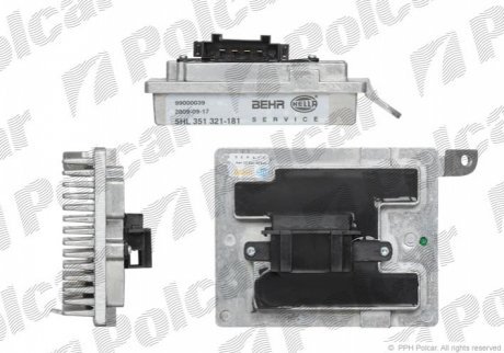 Регулятор вентилятора кабины POLCAR 5040KST3X (фото 1)