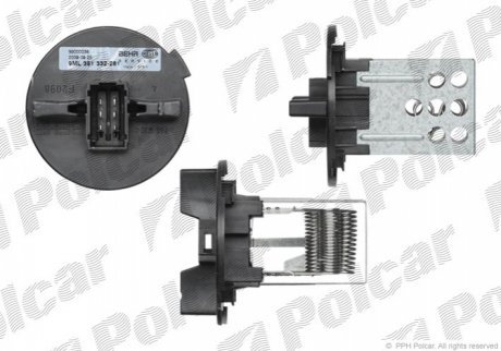 Регулятор вентилятора кабины POLCAR 2329KST1X