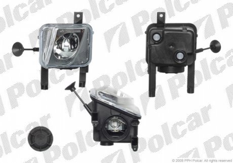 Фара передня, OPEL MERIVA, 03- POLCAR 555929-E