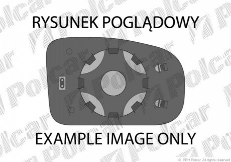 Вклад зеркала внешнего правый POLCAR 5746555E