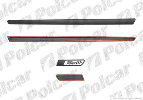 Накладки боковые компл. левый POLCAR 99LBL424