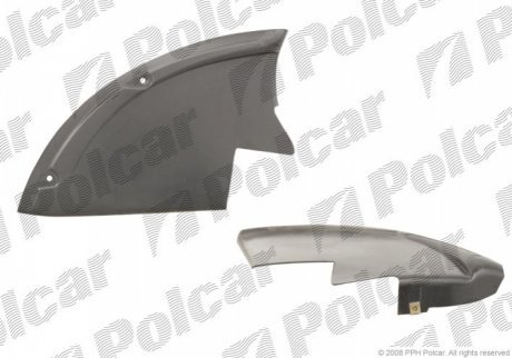 Защита бампера нижняя правый POLCAR 6713FP-4 (фото 1)