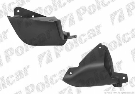 Защита бампера нижняя правый POLCAR 274934-8