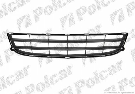 Решетка в бампере серединная POLCAR 550627-1