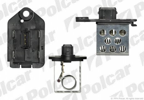 Блок управления вентилятора POLCAR 5723KST3