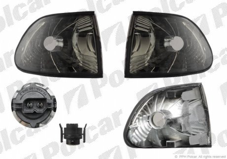 Указатель поворота передний POLCAR 202219CE