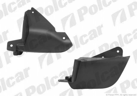 Защита бампера нижняя левый POLCAR 274934-7