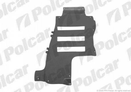 Защита под двигатель левый POLCAR 904034-7