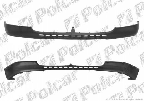 Спойлер бампера переднего POLCAR 811207-5