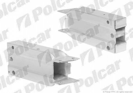 Кронштейн бампера правый POLCAR 503907-8