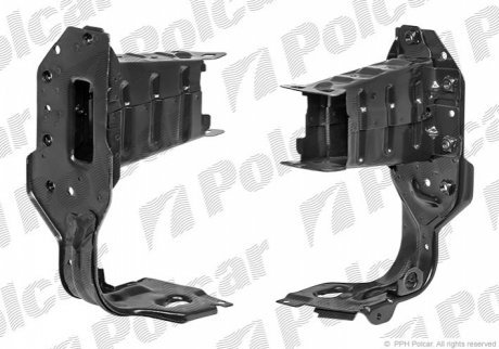 Кронштейн бампера правый POLCAR 50030736