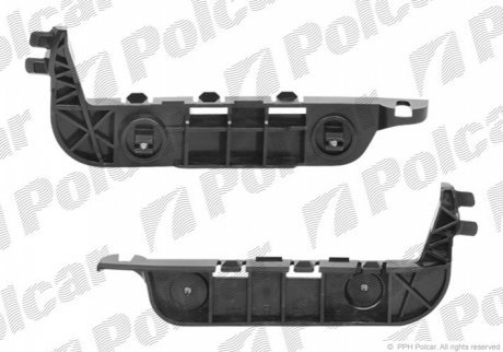 Кронштейн бампера правый POLCAR 3827078X