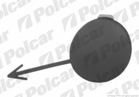 Заглушка крюка буксировки POLCAR 5724079 (фото 1)