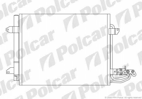 Радиаторы кондиционера POLCAR 9578K8C1S