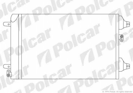 Радиаторы кондиционера POLCAR 9550K8C1S