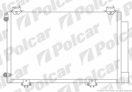 Радиаторы кондиционера POLCAR 8103K8C1S (фото 1)