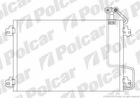 Радиаторы кондиционера POLCAR 6070K8C1S (фото 1)