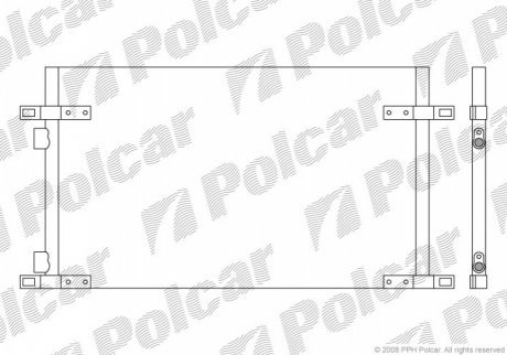 Радиаторы кондиционера POLCAR 6032K8C2S (фото 1)