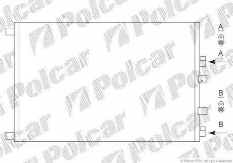 Радиаторы кондиционера POLCAR 6012K8C2S