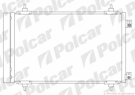 Радиаторы кондиционера POLCAR 5787K8C4S