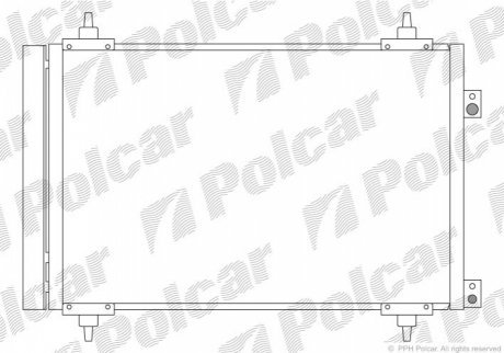 Радиаторы кондиционера POLCAR 5780K8C1S (фото 1)