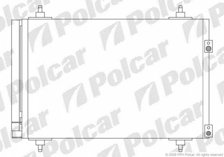 Радиаторы кондиционера POLCAR 5711K8C2S (фото 1)