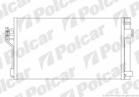 Радиаторы кондиционера POLCAR 5040K8C1S (фото 1)