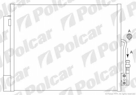 Радиаторы кондиционера POLCAR 5546K8C1S (фото 1)