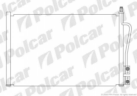 Радиаторы кондиционера POLCAR 3212K8C1S (фото 1)