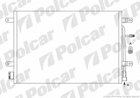 Радиаторы кондиционера POLCAR 1335K8C1S