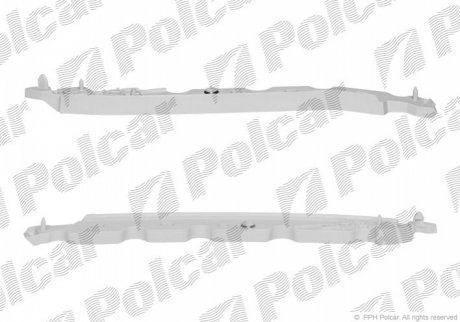 Кронштейн бампера лівий, FORD MONDEO, 01- POLCAR 32180719