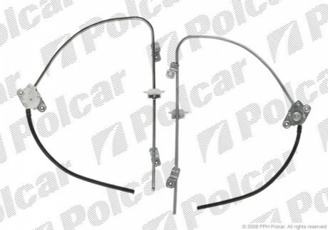 Склопідйомник ручний POLCAR 3016PSM1 (фото 1)
