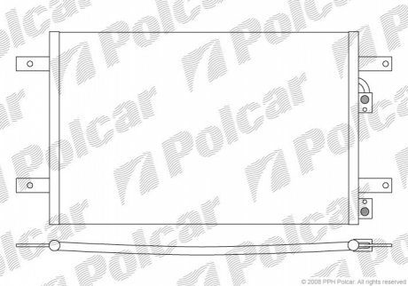 Радиаторы кондиционера POLCAR 9550K8C2