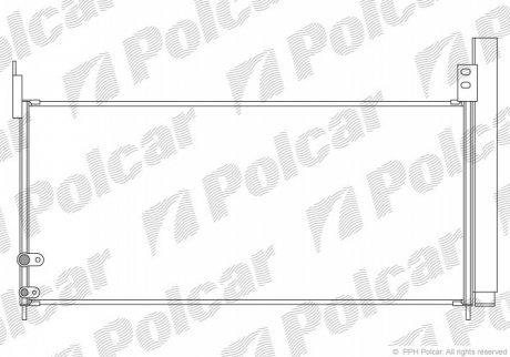 Радиаторы кондиционера POLCAR 8162K82K (фото 1)