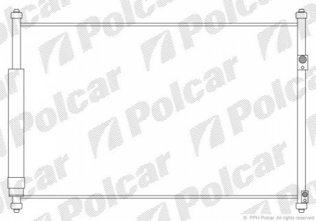 Радиаторы кондиционера POLCAR 7426K81K (фото 1)