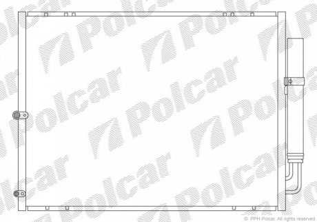 Радиаторы кондиционера POLCAR 8061K8C1