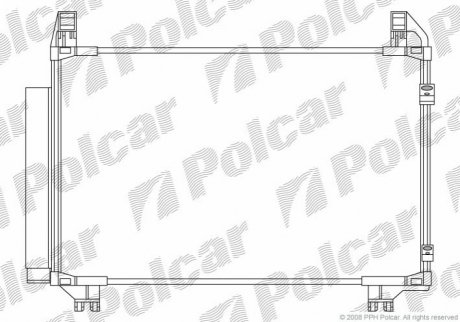 Радиаторы кондиционера POLCAR 8105K81K (фото 1)