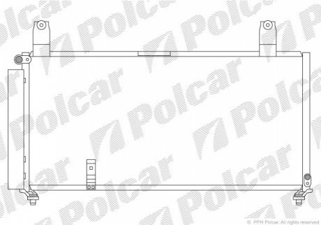 Радиаторы кондиционера POLCAR 7414K8C1 (фото 1)