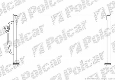 Радиаторы кондиционера POLCAR 7240K8C1